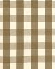 Schumacher Fabric CAMDEN COTTON CHECK MOCHA