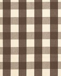 Camden Cotton Check Java by  Schumacher Fabric 