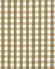 Schumacher Fabric ELTON COTTON CHECK MOCHA
