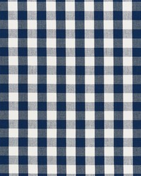 Elton Cotton Check Navy by   