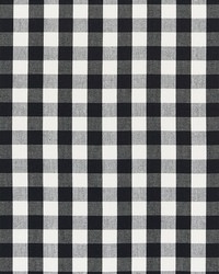 Elton Cotton Check Black by   