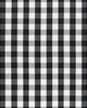 Schumacher Fabric ELTON COTTON CHECK BLACK