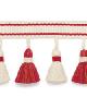 Schumacher Trim MERIDA TASSEL FRINGE CORAL