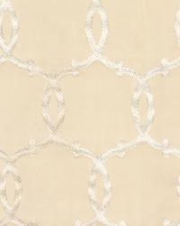 Silk Tracery Alabaster by  Schumacher Fabric 