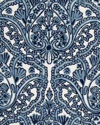 Claremont Crewel Embroidery Delft by  Schumacher Fabric 