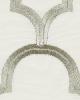Schumacher Fabric SCALLOP EMBROIDERY PLATINUM