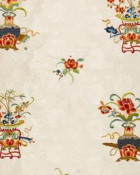 Ming Embroidery Multi-color by  Schumacher Fabric 