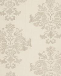 Margaux Linen Embroidery Winter White by  Schumacher Fabric 