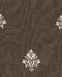 Lorenzo Embroidery Coffee Bean by  Schumacher Fabric 