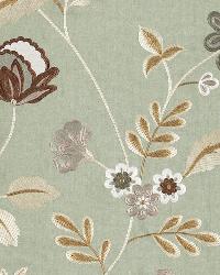 Palampore Embroidery Mineral by  Schumacher Fabric 