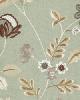 Schumacher Fabric PALAMPORE EMBROIDERY MINERAL