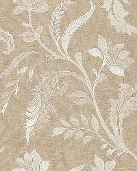 Monceau Linen Embroidery Greige by  Schumacher Fabric 
