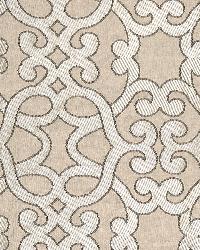 Amboise Linen Embroidery Greige by  Schumacher Fabric 
