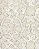 Schumacher Fabric AMBOISE LINEN EMBROIDERY OYSTER