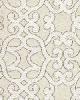Schumacher Fabric AMBOISE LINEN EMBROIDERY OYSTER