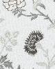 Schumacher Fabric SHERIDAN LINEN EMBROIDERY GRISAILLE