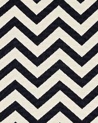 Antibes Chevron Jet by  Schumacher Fabric 