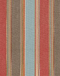 Addison Cotton Stripe Red Earth by  Schumacher Fabric 