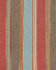 Schumacher Fabric ADDISON COTTON STRIPE RED EARTH