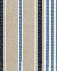 Minzer Cotton Stripe Indigo by  Schumacher Fabric 