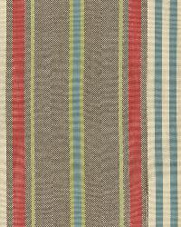 Minzer Cotton Stripe Red Earth by  Schumacher Fabric 