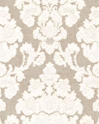 Montalcino Applique Damask Linen by  Schumacher Fabric 