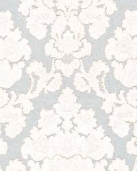Montalcino Applique Damask Robins Egg by  Schumacher Fabric 