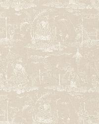 Bassano Embroidered Toile Linen by  Schumacher Fabric 