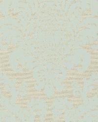Firenze Linen Damask Aqua by  Schumacher Fabric 