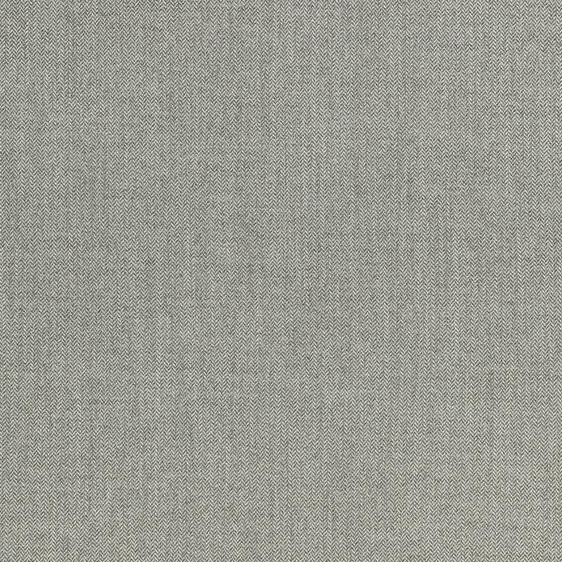 Schumacher Fabric Telluride Wool Herringbone Oxford Grey Fabric