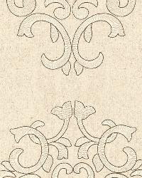 Byron Embroidered Wool Oat by  Schumacher Fabric 