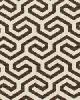 Schumacher Fabric MING FRET CHOCOLATE