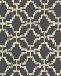 Sarana Linen Embroidery Carbon by  Schumacher Fabric 