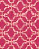Schumacher Fabric SARANA LINEN EMBROIDERY RASPBERRY