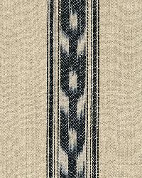 Mojave Ikat Stripe Ebony by  Schumacher Fabric 