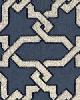 Schumacher Fabric CORDOBA EMBROIDERY INDIGO