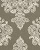 Schumacher Fabric ANGKOR EMBROIDERY PEAT