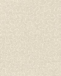 Meander Embroidery Linen by  Schumacher Fabric 