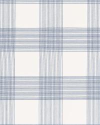 Antigua Plaid Cornflower by  Schumacher Fabric 