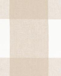 Key Largo Check Sahara by  Schumacher Fabric 