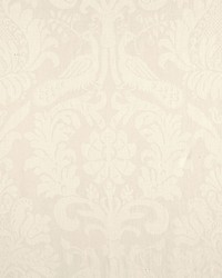 Anna Damask Blanc by  Schumacher Fabric 