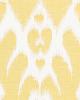 Schumacher Fabric LELA COTTON IKAT CANARY