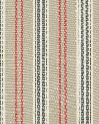 Loire Jute Stripe Noir by  Schumacher Fabric 