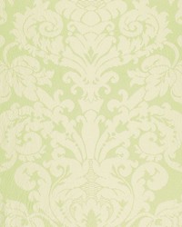 Chateau Silk Damask  Citron by  Schumacher Fabric 