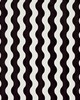 Schumacher Fabric THE WAVE BLACK