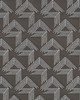 Schumacher Fabric V STEP CHARCOAL