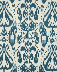 Kiva Embroidered Ikat Lapis by   