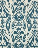 Schumacher Fabric KIVA EMBROIDERED IKAT LAPIS