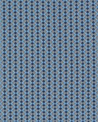 Huxley Tile Blue by  Schumacher Fabric 