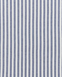 Regatta Linen Stripe Chambray by  Schumacher Fabric 